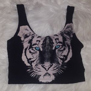 Tiger crop top